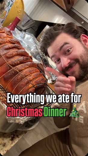 snachwithzach on Instagram: "Here’s everything we ate for Christmas Day! Merry Christmas 🎅🏼🎄 #italianfood #christmas2025 #christmasdinner #foodstagram #charcuterie #yulelog #ravioli #oysters #homecooking #eating"