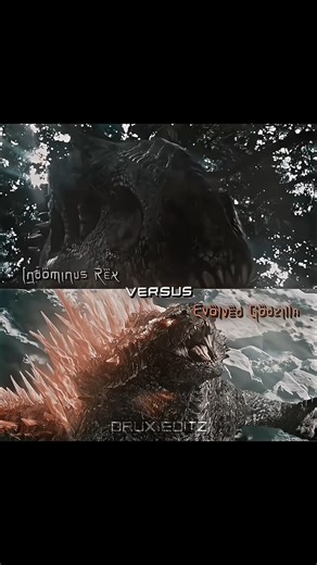 Indominus rex #vs Evolved Godzilla #shorts #foryoupage #edits