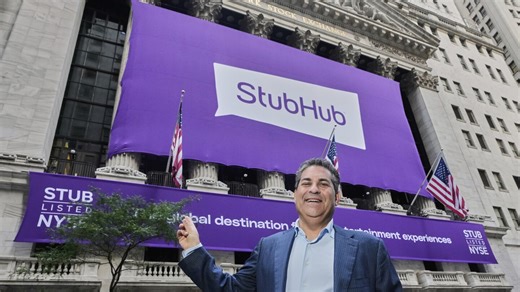 Ticket marketplace StubHub slips on the public stage in its trading debut on Wall Street