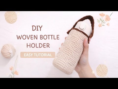 How to Crochet a Bottle Holder | Simple & Easy Tutorial #crochet #howto #beginners