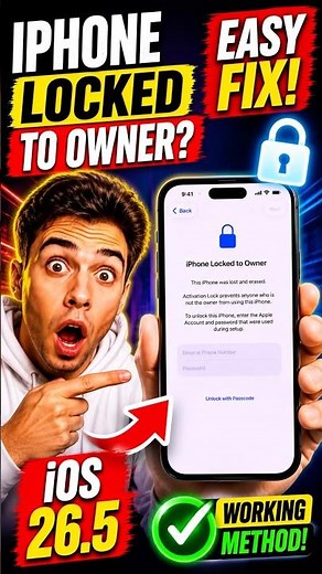 Forgot Apple ID on iPhone iOS 26.5? 🔓 Easy Fix!
