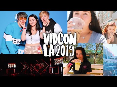 VIDCON LA 2019 // meeting sam and colby + my ibf’s !