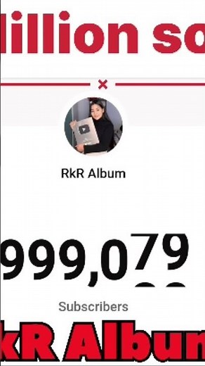 1 million soon |rkr album | rkr family 🥹