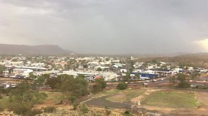 6.5K views · 284 reactions | IT’S HERE This afternoon’s storm west of Alice Springs, seen from ANZAC Hill as it rolls towards town. Enjoy the rain! | ABC Alice Springs | Facebook