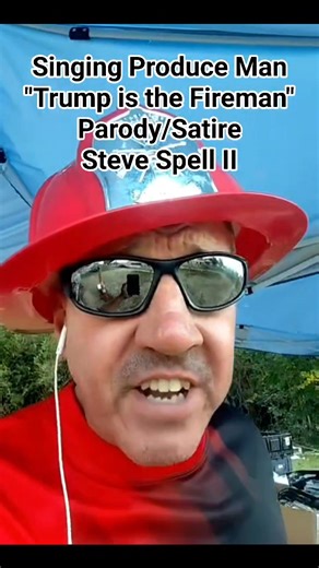 Donald J. Trump is the Fireman that's his name! He flies around in Airforce One putting out Liberal Flames. Everybody wants some of what Trump's got the Presidential Fireman is burning hot Trump is the Fireman he's putting out Liberal Flames 🔥 A very entertaining satirical song to heal a Nation through witty humor!. #trump #parody #satire #countrymusic #singingproduceman #DonaldTrump #humor | Steve Spell II