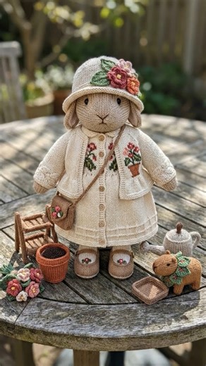 Knitting Tutorial: Begonia Window-Glow Bunny – Free Knitting Pattern #diy #handmade #craft #knitting | Daily Knitting Ideas