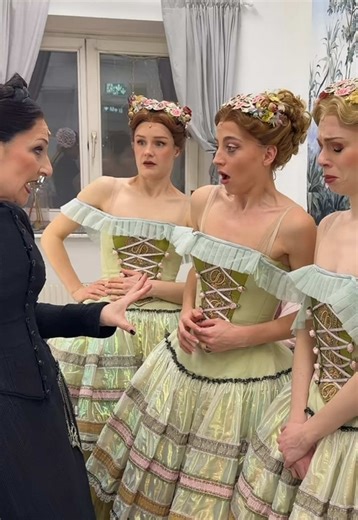 Madame Giry at it again. Oops #phantomoftheopera #backstage #dancers #fyp #love @Sam
