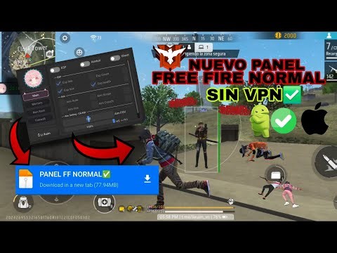NUEVO PANEL PARA FREE FIRE NORMAL ACTUALIZADO TODAS LAS REGIONES AIMBOT +SPEED HACK +ESP DRAW