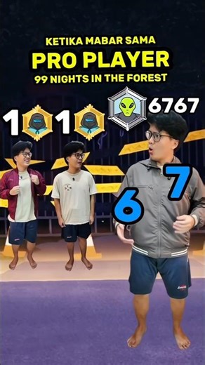 Ketika Pro Player ikut Mabar 99 Nights in The Forest 🤣 #RamadanwithYouTube