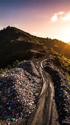 Environmental Transformation 4K | Polluted Mountain to Modern Night Community