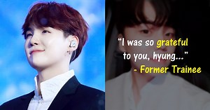 Former Trainee Reveals How BTS Suga Helped Him In His Hour Of Need