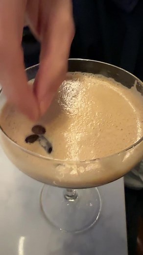 SPREAD IT OPEN AND FLICK THE BEAN!!! @elmira #espressomartini | espressos