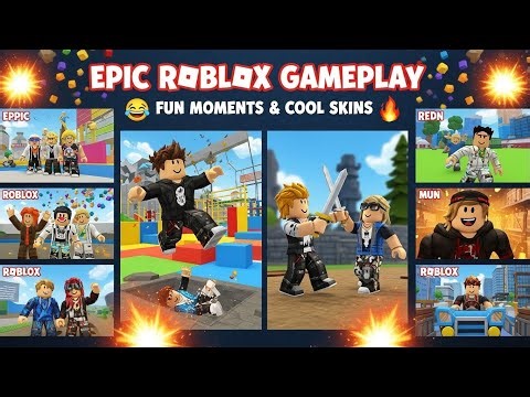 Epic Roblox Gameplay | Fun Moments & Cool Skins 😄🔥