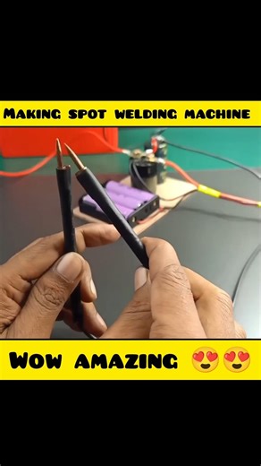 making spot welding machine 😍|| #shorts #project
