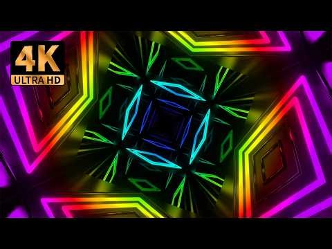 🌟 4K VJ Loop 🌟 Abstract Neon Strobe 🌟 Techno Laser DJ Visuals 🌟 No Copyright Music 🌟 Free VFX LED
