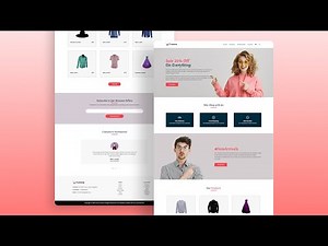 Simple Clothing Store Website Using Html, Css & JavaScript | Crown Coder