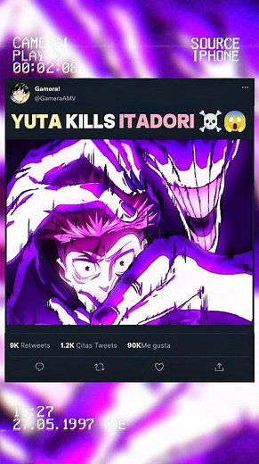 YUTA KILLS ITADORI ☠️😱 | #jujutsukaisen #edit #amv #jjk #anime