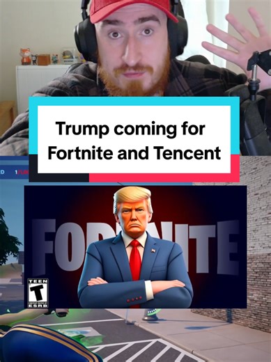 Donald Trump coming for Fortnite part owners Tencent #fortnite #fortnitenews #gaming #fortniteupdate #fnbr