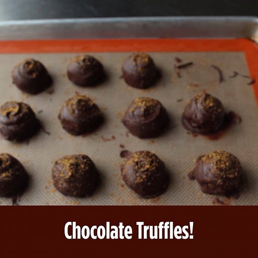 If you've never made homemade truffles before you are missing out on this simple and delicious treat! Learn how to make them here: https://trib.al/Fyh4MTW | Allrecipes
