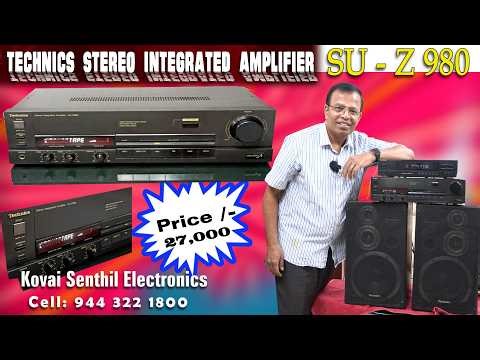 TECHNICS Z 980 STEREO INTEGRATED AMPLIFIER FOR 27,000 SALE KOVAI SEENTHIL 9443221800