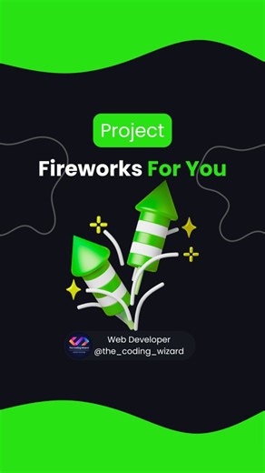 The Coding Wizard | Web Development & AI | 1M🎯 on Instagram: "Fireworks For You 🎆 Source Code -> Link in bio🔥💥 Follow @the_coding_wizard Follow @the_coding_wizard Follow @the_coding_wizard Tag your friends that need to see this! 🙏 • • Turn on post notification so you don't miss any single post 📲 • • __ Like our content ? Hit that follow button! ⬇️ 👉 @the_coding_wizard 👉 @the_coding_wizard __ #coding #design #uianimation #programming #developer"