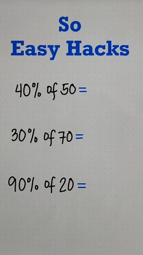 ℹ️ So Easy Math Hacks Tutorial ℹ️ #math #mathematics #mathtricks #MathTricksTutorial #maths #mathtrick #mathtutorial #basicmath #basicmathreview #viral #trending #educational #mathshortcut #mathhacks #tutorial #lovemath #mathematicstutorial #mathreview #reels #reelsvideo #reelsviral #reelsfb #fyp #foryou | Math Tricks Tutorial
