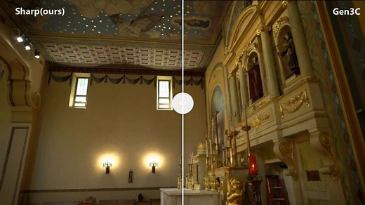 热点跟踪：Apple新论文不到1秒完成图转3D场景