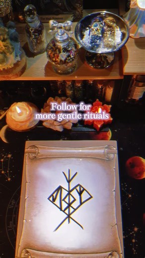 Eros Crystal | Healing & Ritual on Instagram: "Ritual Ink | Manifesting a heart that blooms from within. 🌸✨ This sacred Self-Love Bindrune is a gentle reminder that you are your own greatest source of power. • Algir (ᛉ): For protection and the courage to be yourself. • Berkanan (ᛒ): For new beginnings and nurturing growth. • Sowilo (ᛋ): For vitality and the light of the sun within. • Ingwuz (ᛜ): For internal strength and potential. Wear your magic, protect your peace, and never forget: you are 