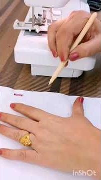 Button hole making demo #sewing #tutorial