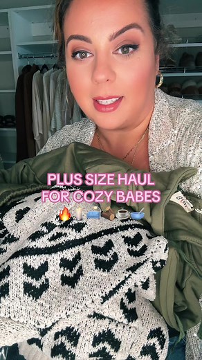 102K views · 1.3K reactions | Anybody else just love cozy comfy clothes this time of year?? Follow along for more #plussizestyle! These are all from STARFALL (gifted) | Callie Richards | Facebook