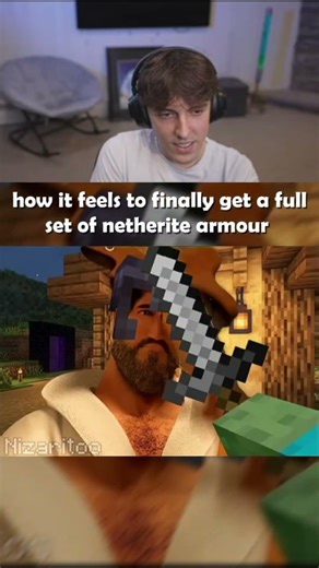 Pov: You Get God Armor #minecraft #shorts #drdonut