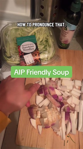 AIP friendly soup. For all my auto immune girlies out there, I got you mamas😚🥰 Ingredients below. - Grassfed beef - Rutagaba - Zuchini - Carrots - Thyme - Cilantro - Bone broth (optional) #autoimmunedisease #autoimmunewarrior #autoimmunepaleo #holistichealthcoach #holisticwellness