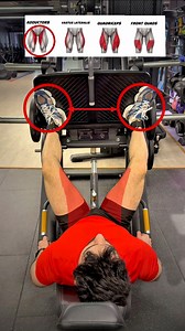 🦵 Leg Press: Master Your Foot PlacementChange your stance, change your results! Save this for your next leg day. 📌Wide Stance: Targets Inner Thighs (Adductors) & Inner Quads.Narrow Stance: Focuses on the Outer Quad Sweep.Standard (Shoulder-Width): Balanced Overall Quad development.Low Placement: Shifts focus to the Upper Quads (more knee flexion).High Placement: Hits the Glutes & Hamstrings (posterior chain).💡 Pro Tip: Focus on a controlled tempo to maximize muscle tension!#legday #legpress #