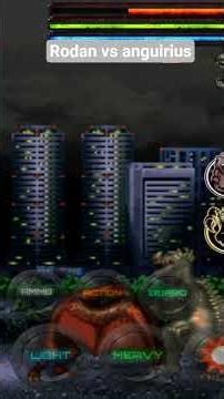 rodan vs anguirus #godzilla #anguirus