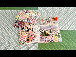 One Sheet Wonder 12x12 | 3 Pce Mini Pocket Folder Set | TUTORIAL No Wastage