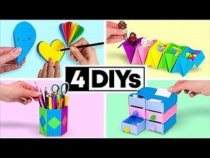 4 DIY, DIE DU IN 5 MINUTEN MACHEN KANNST! DIY SCHULBEDARF