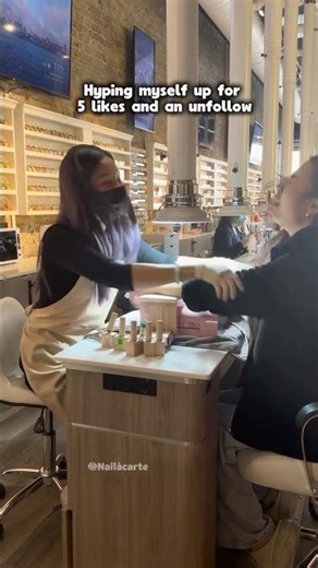 This Nail Tech’s Confidence Needs to Be Studied 💀