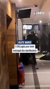 Des CRS jugés pour des violences sur des Gilets jaunes en 2018