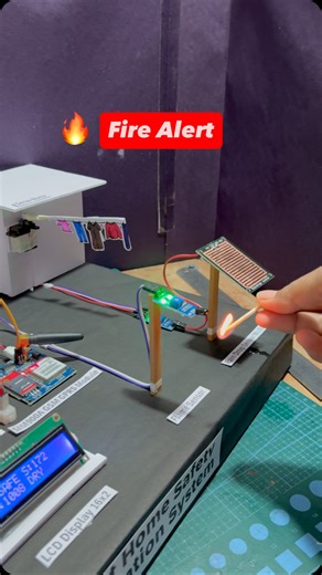 Nakul Prasad Sahu on Instagram: "Arduino Fire Alert System with GSM 🚨 This smart safety project detects fire instantly and sends an SMS alert using a GSM module, helping in quick response and damage control 🔥➡️📱 👉 Follow @NakulSahuArt for more working models & Arduino tutorials 👉 Like, Save & Share to support learning ❤️ #arduino #firesafety #gsmmodule #schoolproject scienceexhibition arduinoproject electronics iotprojects diyarduino stemeducation nakulsahuart"