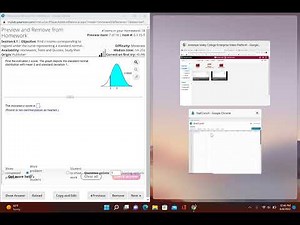 Finding Z Score Given Area Using Statcrunch