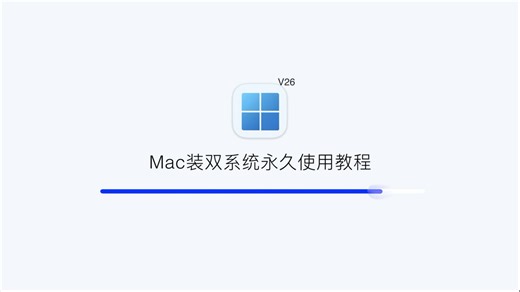 Mac电脑装双系统Win10/Win11 安装包成功教程一次安装 永久使用