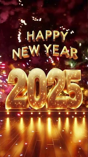 🎉 Happy New Year 2025 🎆 Elegant Wishes Video with Stunning Design & Style ✨ #happynewyear2025