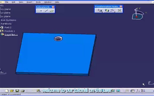 01-66 CATIA v5 TUTORIAL ( User Pattern )