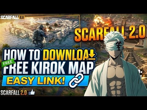 NEW Kirok Map Free me Download Kare 🤯 | Full Tutorial Scarfall 2.0