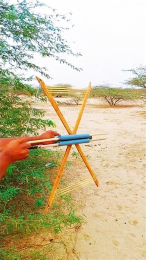 DIY Wooden & PVC Pipe Arrows | Powerful Homemade Arrow Making#diy #shorts #shortvideo