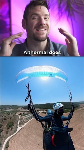 When You Fall Behind the Wing #paraglider #reactionparagliding #paragliding