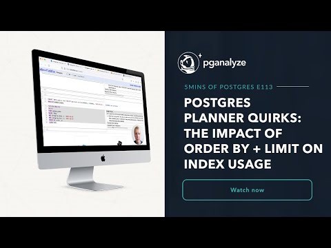 Postgres Planner Quirks: The impact of ORDER BY + LIMIT on index usage
