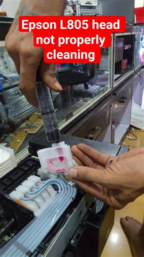 Epson L805 L810 L850 head now properly Print Not working #headnowproperly #headnowworking #epson