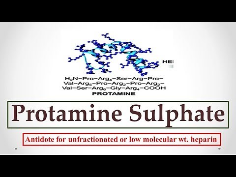 Protamine sulphate uses, antidote effects, mechanism, indications and ADR's ☠