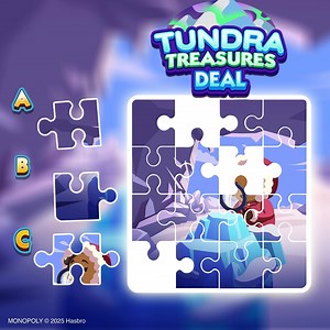 250K views · 1.8K reactions | ❓ Which puzzle piece doesn’t Fit, Tycoons? ❓ Look closely! Can you figure out which one is it? ❓ Drop your answer in the comments for a chance to win 200 Rolls! ❓ Three random winners will be selected! ❓ While you're at it, don't forget to check out the Tundra Treasures Deal! -> bit.ly/MONOPOLYGO | Monopoly GO | Facebook